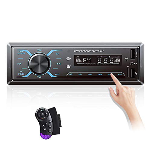 Bluetooth 1din car audio stéréo bluetooth lecteur mp3 FM AUX IN Built-in Microphone